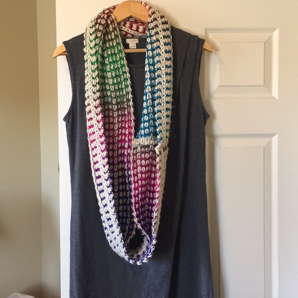 Multi colored Steve Madden Infinity Scarf